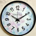 Metal Framed Round Clock - rear_view