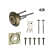 Rim Lock Ultra Keys Antiq - top_view