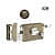 Rim Lock Ultra Keys Antiq - rear_view