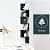 Tahoe Wall Mount Corner Shelves (Black) - top_view
