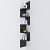 Tahoe Wall Mount Corner Shelves (Black) - bottom_view