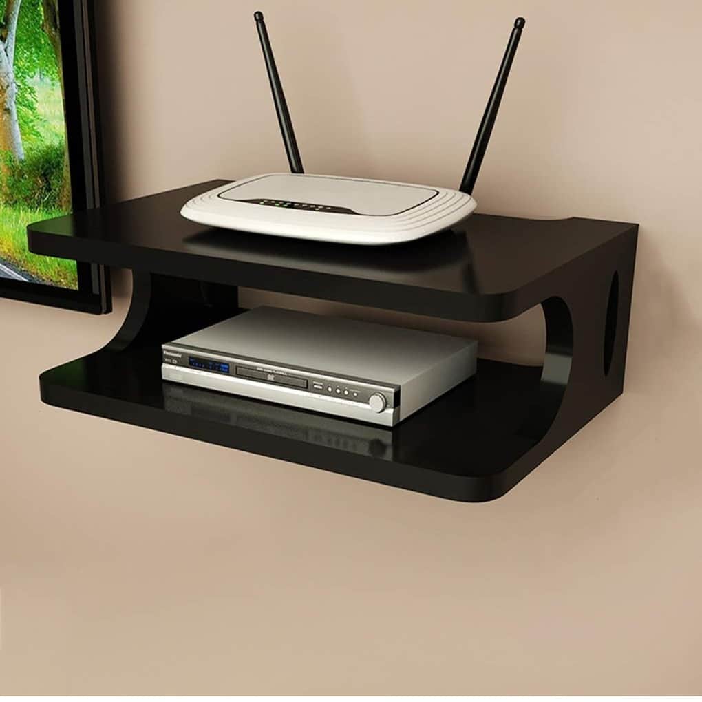 TV Unit Wall Shelf/Rack - rear_view