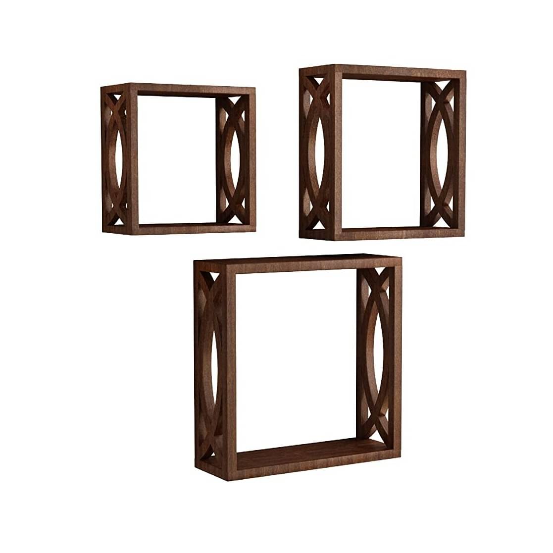 Andes Square Shape Book Shelves (Brown)