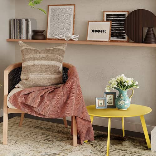 Modern Wooden Small Coffee Table