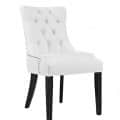 Modern Dining Chair With Button Nailed Trim - top_view