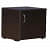 Bedside Table  (Finish Color - Wenge, Pre-assembled) - top_view