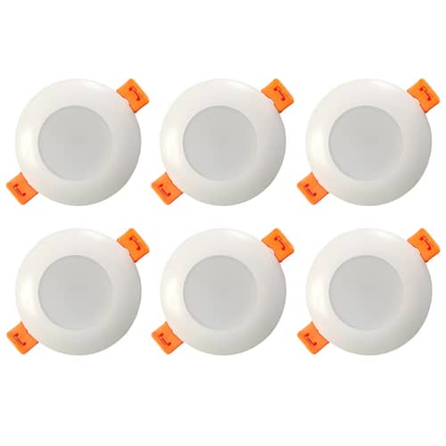 5W LED Deep Downlight Round (Pack of 6)