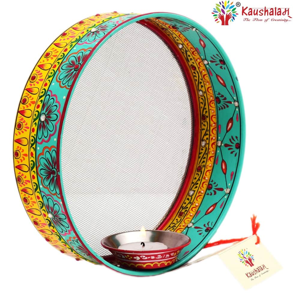 Karwa Chauth Plate Set - front_view
