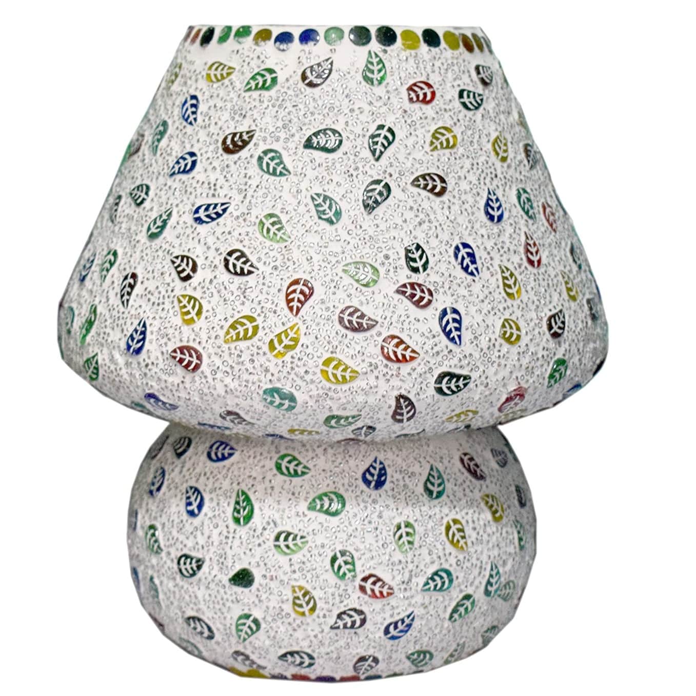 Mosaic Glass Table Lamp - top_view