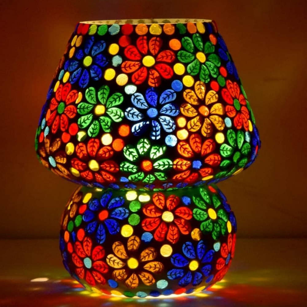 Mosaic Glass Table Lamp - photo