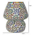 Mosaic Glass Table Lamp - front_view