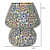 Mosaic Glass Table Lamp - front_view