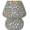 Mosaic Glass Table Lamp - top_view