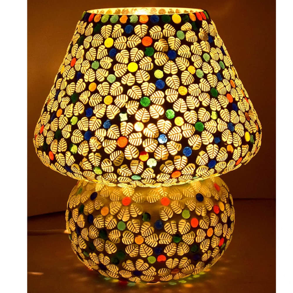 Mushroom Shape Multicolor Table lamp - photo