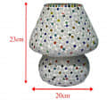 Mushroom Shape Multicolor Table lamp - front_view