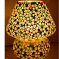 Mushroom Shape Multicolor Table lamp - rear_view
