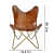 Handmade Butterfly Chair - rear_view