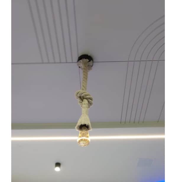Rope  Hanging Light - left_view