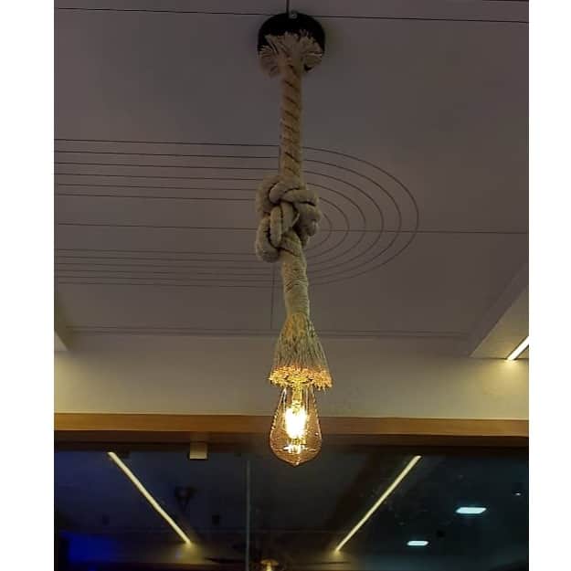 Rope  Hanging Light - right_view