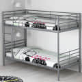 Crater Metal Bunk Bed (Grey) - photo