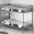 Crater Metal Bunk Bed (Grey) - top_view