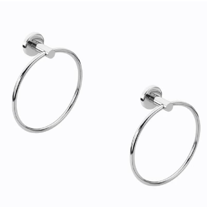 SS Towel Ring With Chrome Plated - right_view