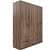 Engineered Wood 3 Door Wardrobe - photo
