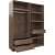 Engineered Wood 3 Door Wardrobe - front_view