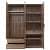 Engineered Wood 3 Door Wardrobe - top_view