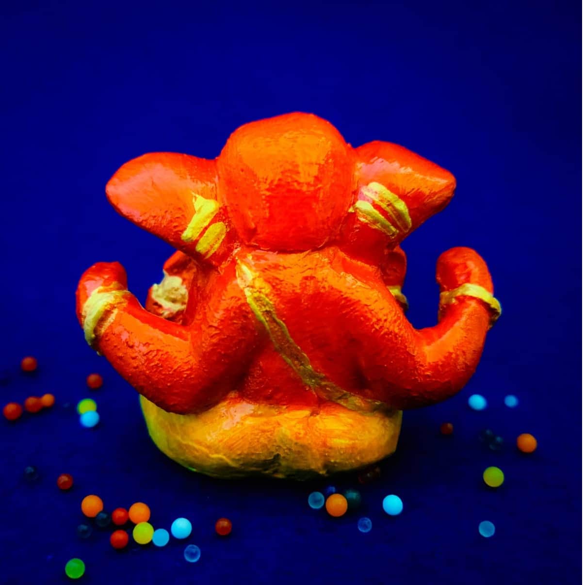 Small Ganesha Idol - rear_view