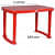Red Plastic Table & Chair Set - front_view