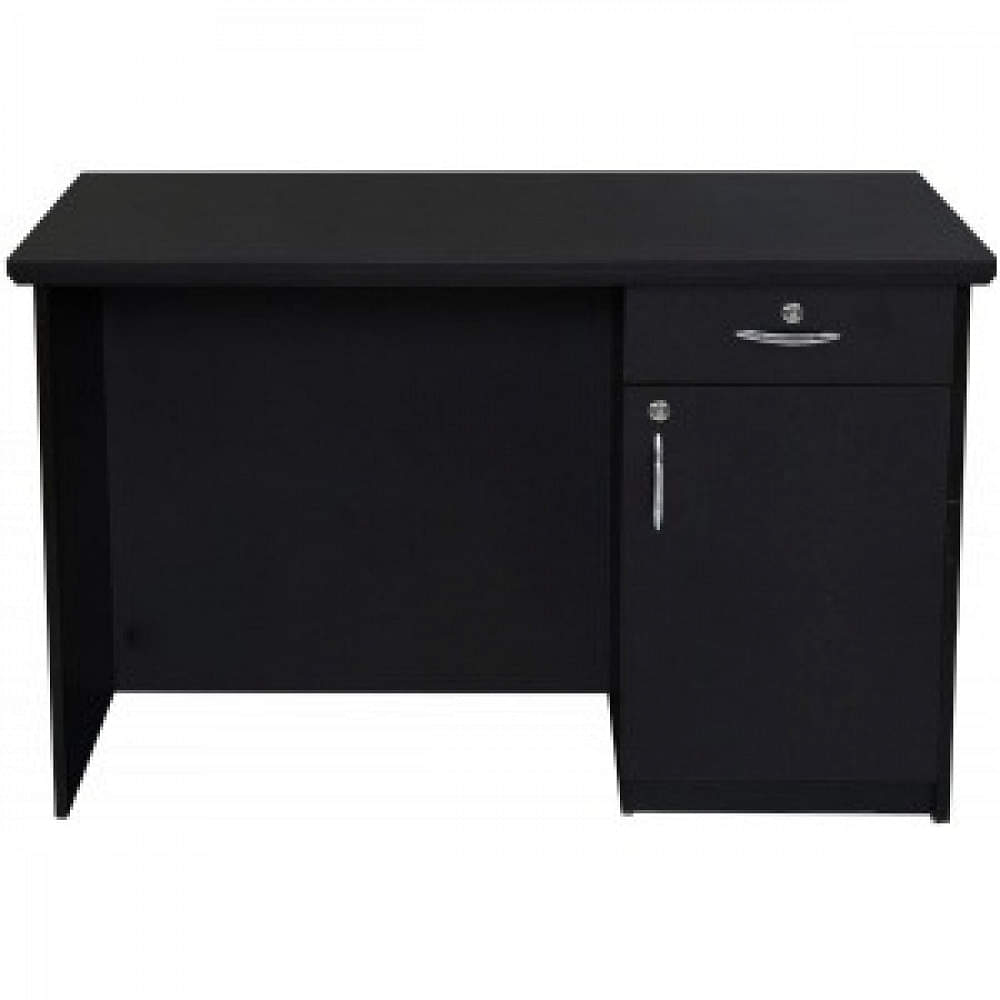 Cedar Office Table With Storage - photo