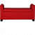 Polo Recamier with Storage in Red Colour - photo