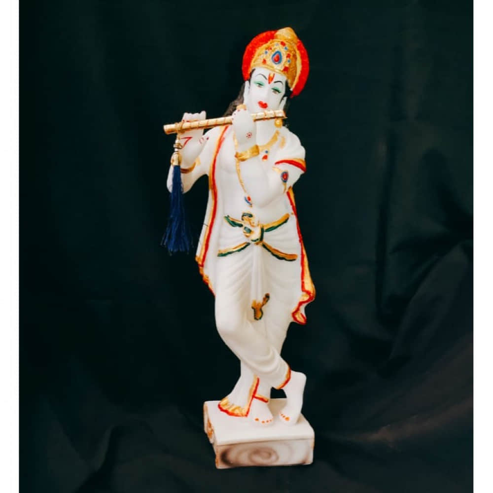 Lord Krishna Resin Idol - photo