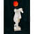Lord Krishna Resin Idol - rear_view