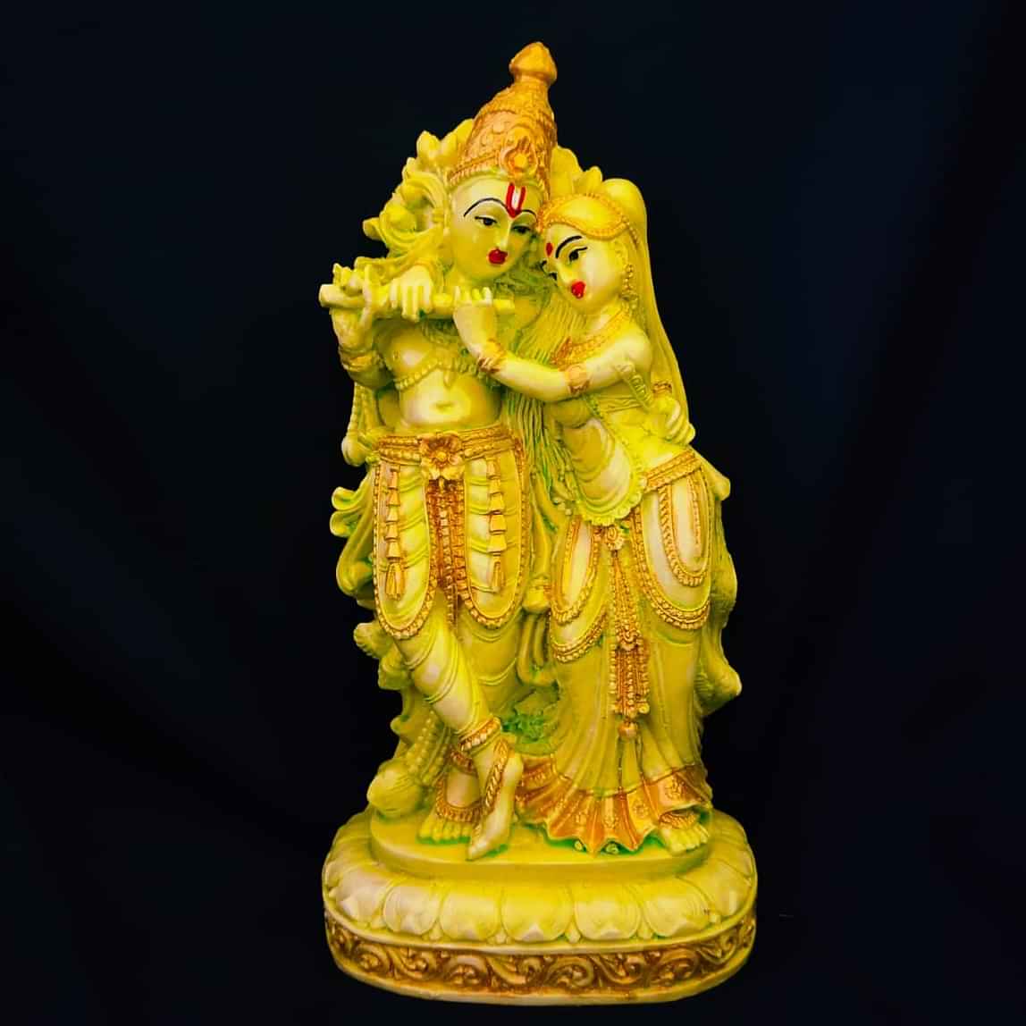 Radha Krishna Standing Idol - photo