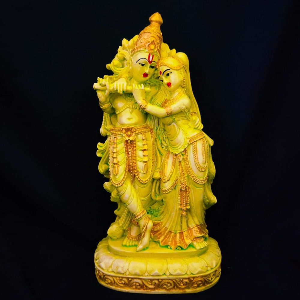 Radha Krishna Standing Idol - photo