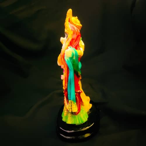 Radha Krishna Idol in Multicolor