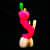 Decorative Lord Krishna Statue - rear_view