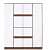 4 Door Engineered Wood Wardrobe - left_view