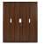 4 Door Engineered Wood Wardrobe - right_view