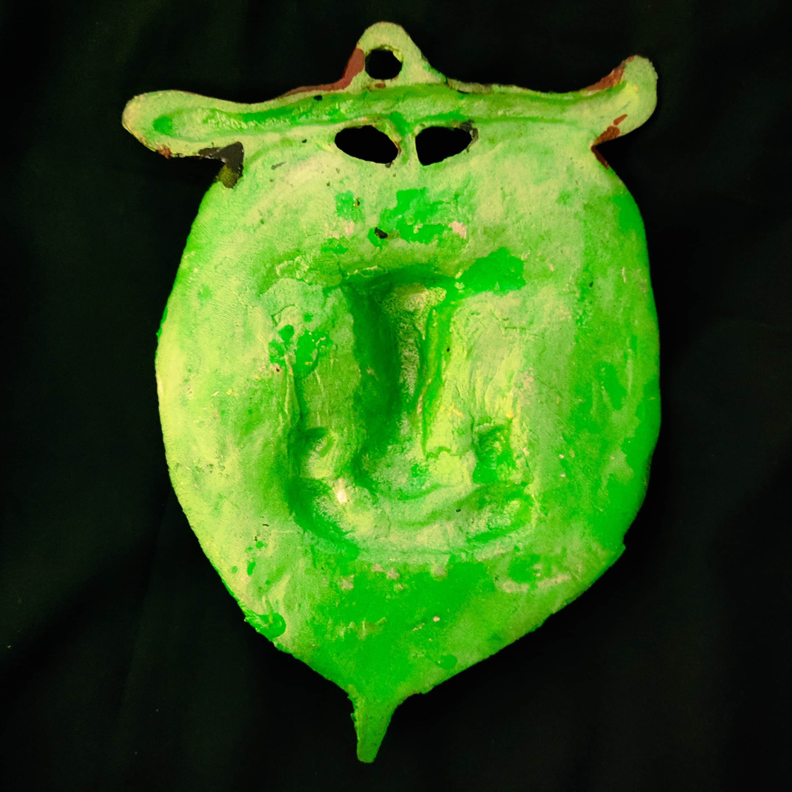 Ganesha with Leaf Wall Hanging - left_view