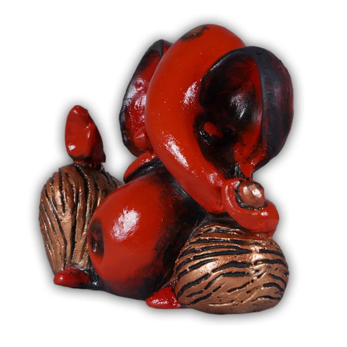 Lord Ganesh Standing Resin Idol - left_view