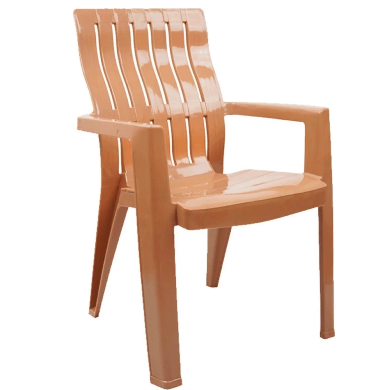 Plastic Outdoor/Indoor Chair (glossy finish) - front_view