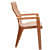 Plastic Outdoor/Indoor Chair (glossy finish) - top_view