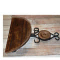 Wrought Iron Shelves Set of 2 Wall Bracket - photo