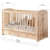Multi Purpose Convertible Baby Crib/Study Table - photo