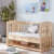 Multi Purpose Convertible Baby Crib/Study Table - rear_view
