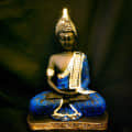 Meditating Buddha Statue - front_view