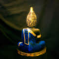 Meditating Buddha Statue - rear_view